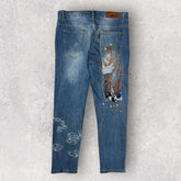 New Fashion Embroidered Jeans - W32 L28